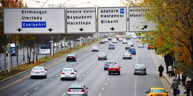 Ankara'da taşıt sayısında artış