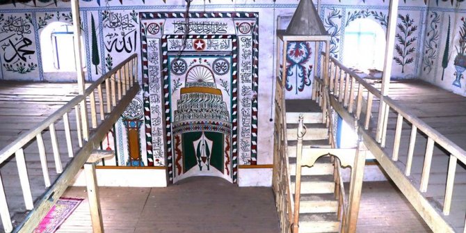 207 yıllık kalem işlemeli cami ibadete açılacak