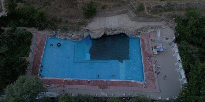 'Keşişin havuzu' Develi halkını yıllardır serinletiyor