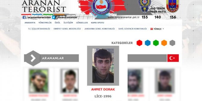 Gri listede aranan PKK'lı terörist etkisiz hale getirildi