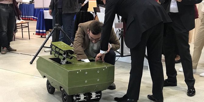 İnsansız araç yüküyle şaşırtacak