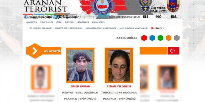Turuncu listedeki iki terörist etkisiz hale getirildi