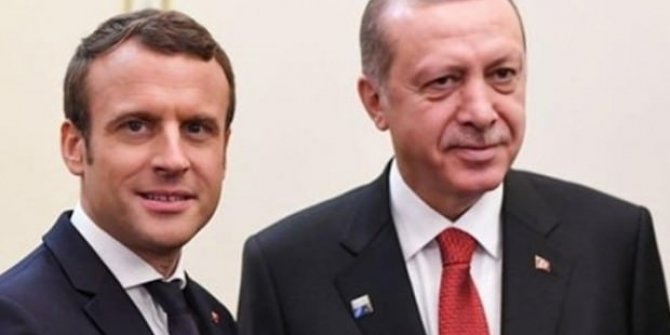 Erdoğan ile Macron arasında kritik görüşme