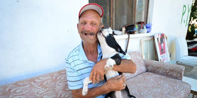'Garip dayı' bayramı mutlu geçirdi
