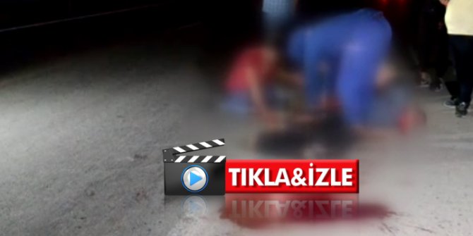 Bıçakladığı kişiyi suni teneffüsle kurtarmaya çalışma anı karemada