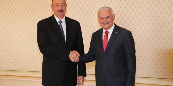 Aliyev, TBMM Başkanı Yıldırım'ı kabul etti