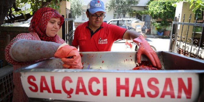 Salça yapımının 'Hız'lı çifti