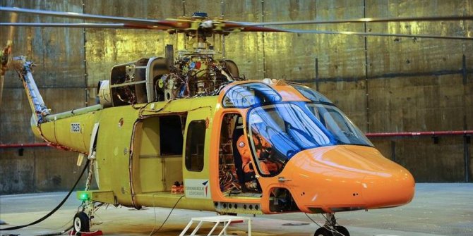 Özgün helikopterin palleri dönmeye başladı