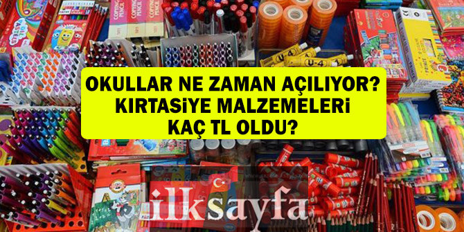 2018-2019 Eğitim Öğretim Dönemi Ne Zaman Başlayacak? Kırtasiye bütçesine ne kadar ayrılmalı? Güncel Kırtasiye Malzeme Fiyatları Ne?