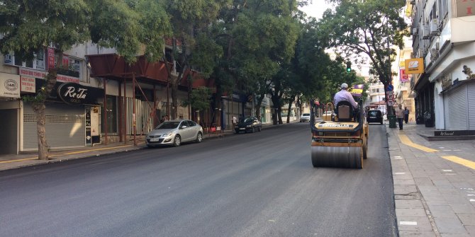 Anafartalar’ın asfaltı yenilendi