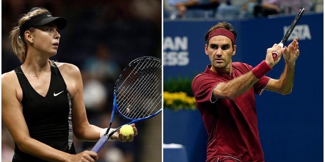 Federer ve Sharapova'dan ABD Açık'a erken veda