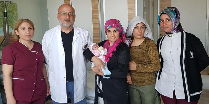 Ecrin bebek Gaziantep'te şifa buldu