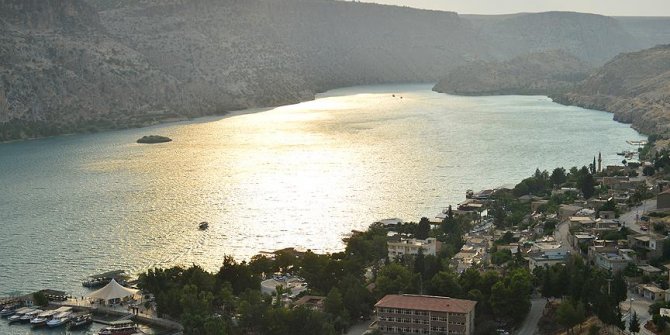 Halfeti'de turizme 'havadan' destek