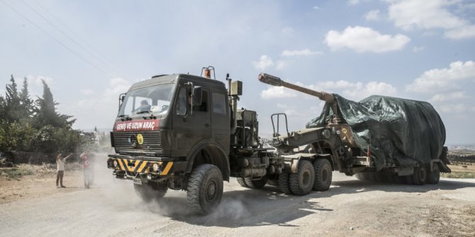 Sınıra komando ve zırhlı araçlar gönderildi