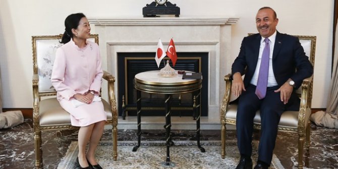 Dışişleri Bakanı Mevlüt Çavuşoğlu, Japonya Prensesi Akiko Mikasa ile görüştü.