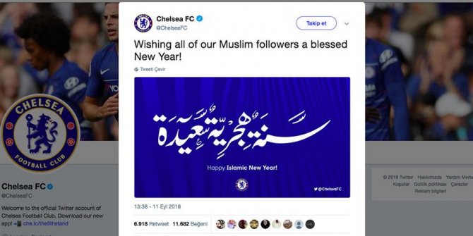 Chelsea hicri yeni yılı kutladı