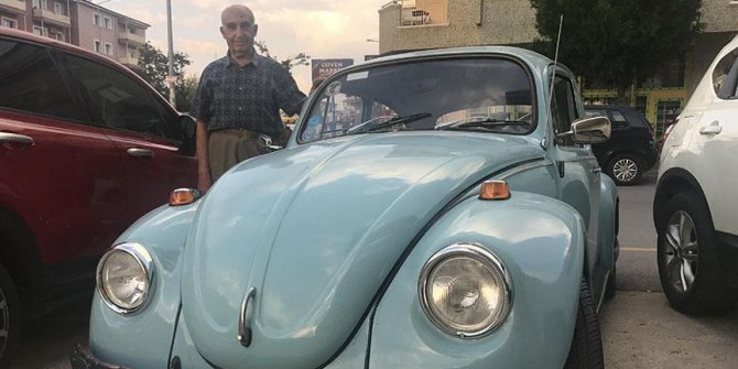 47 yıllık 'vosvos'una gözü gibi bakıyor
