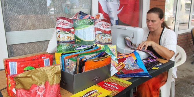 Alman kadından çevre için örnek davranış