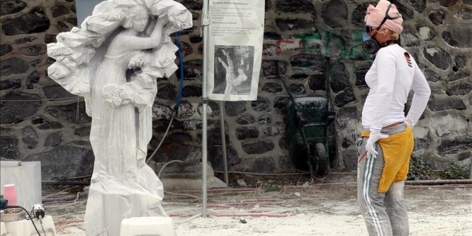 '4. Bisanthe Taş Heykel Sempozyumu' devam ediyor