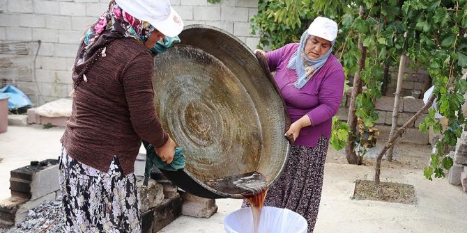 Kapadokya üzümünün pekmeze yolculuğu