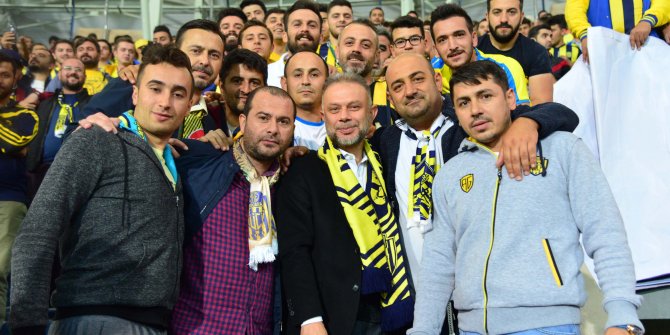 Lokman Ertürk Ankaragücü tribününde