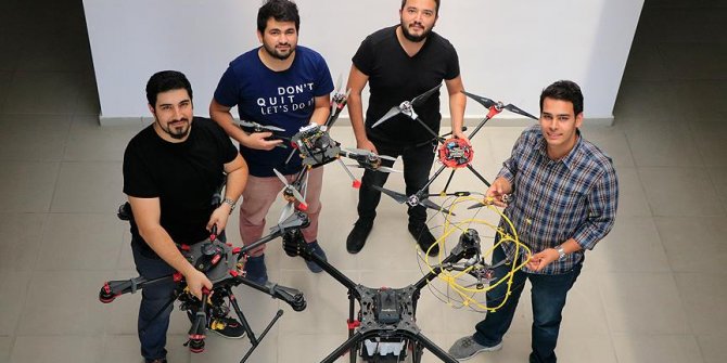 Genç girişimcilerden 'hayatı kolaylaştıran drone'lar
