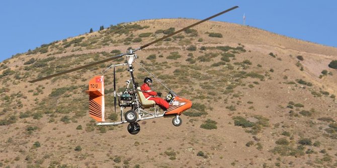 Doktor ve tekstilci iki arkadaş 'cayrokopter' üretti