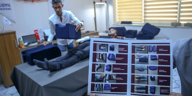 Erkek hemşireden 'yatak yarasını önleyici ürün'