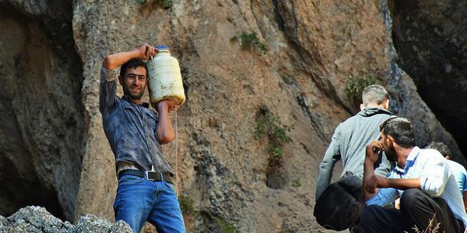 Muş Varto'nun doğal buzdolabı: Kunav Mağarası