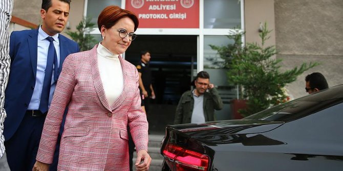 Akşener ‘sanık’ sıfatıyla savunma yaptı