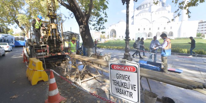 Ulus'a yeni meydan için ilk sondaj yapıldı