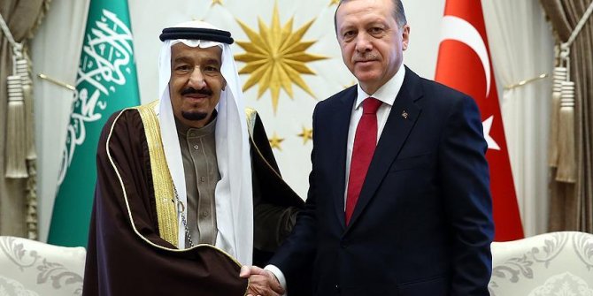 Cumhurbaşkanı Erdoğan, Kral Selman ile görüştü