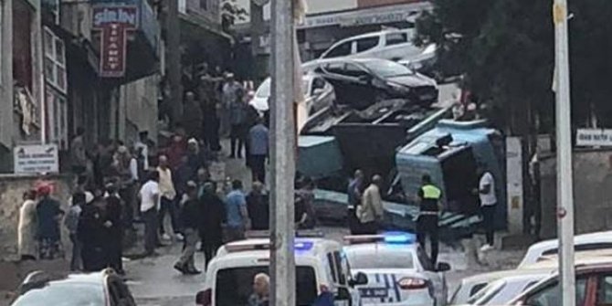 Trabzon'da korku dolu anlar!