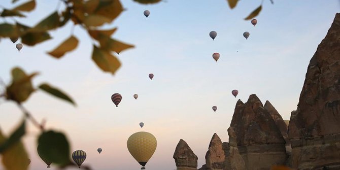 Kapadokya'da sonbaharın görsel şöleni