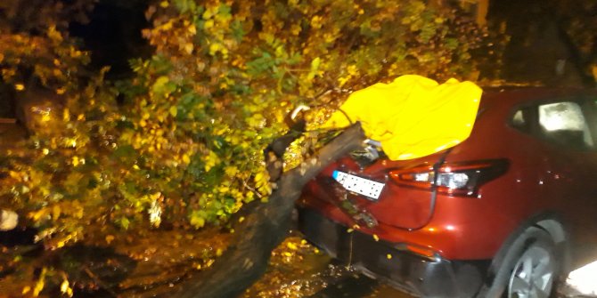 Ankara’da şiddetli yağış ve rüzgar hasara neden oldu