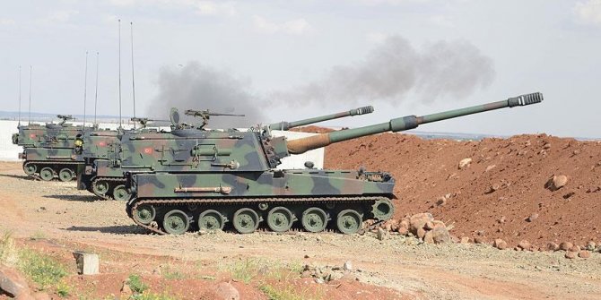 TSK, terör örgütü YPG/PKK'nın mevzilerini bombalıyor