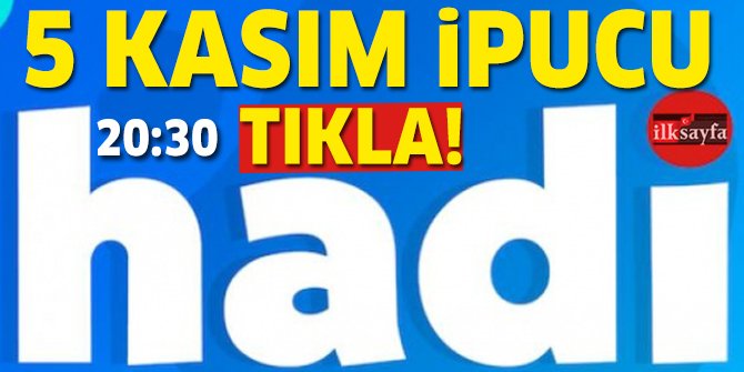 5 Kasım HADİ 20:30 ipucu: Mors alfabesinde kullanılan iki işaret nedir?