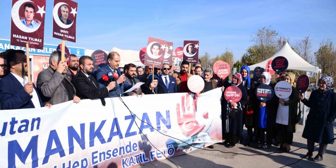 Şehit yakınları ve gazilerden Lokman Ertürk'e destek