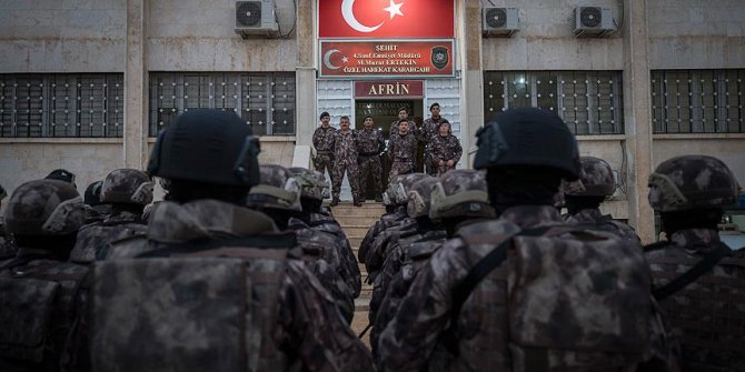Afrin'in güvenliği polis özel harekat tarafından sağlanıyor