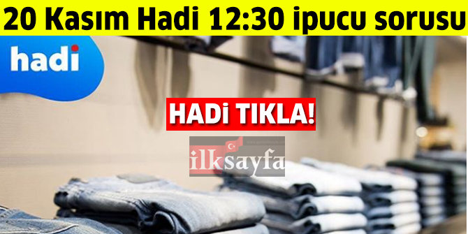 20 Kasım HADİ 12:30 ipucu: Skinny ve slim fit modelleri popüler olan kıyafet nedir?