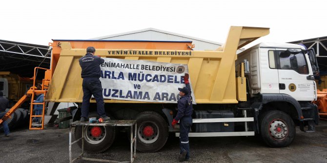 Karla mücadele için 150 kişilik ekip