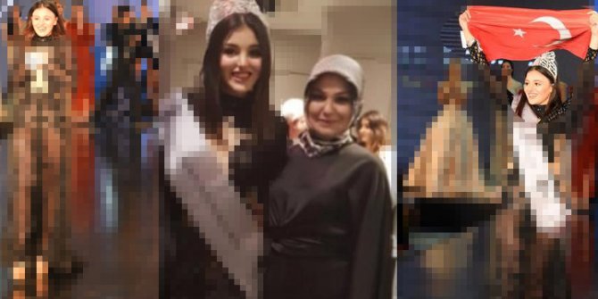 Güzellik yarışması birincisi Dilara Karakuş ve başörtülü annesi tartışması