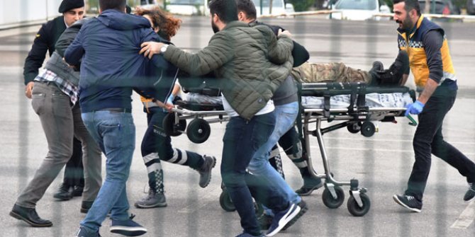 Aranan şüpheli ateş açtı: 2 asker yaralı