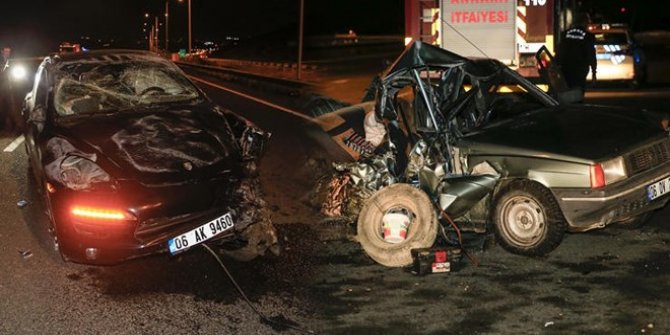 Başkent'te porsche dehşeti: Çarpıp kaçtığı anne oğul öldü, baba yaralı