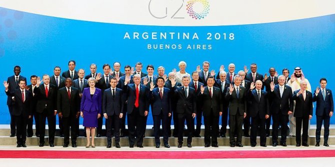Liderler G-20 Zirvesi'nde buluştu