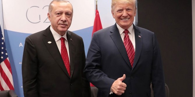 Cumhurbaşkanı ve Erdoğan Trump' 50 dakika görüştü