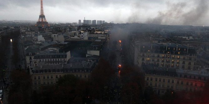Paris'teki son gösterilerin faturası ağır oldu