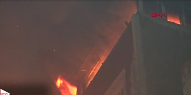 Bayrampaşa'da 4 katlı binada yangın: 4'ü çocuk çok sayıda yaralı