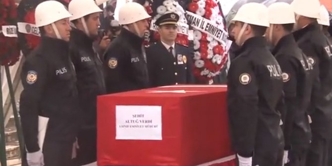 Şehit Emniyet Müdürü Altuğ Verdi son yolculuğuna uğurlanıyor