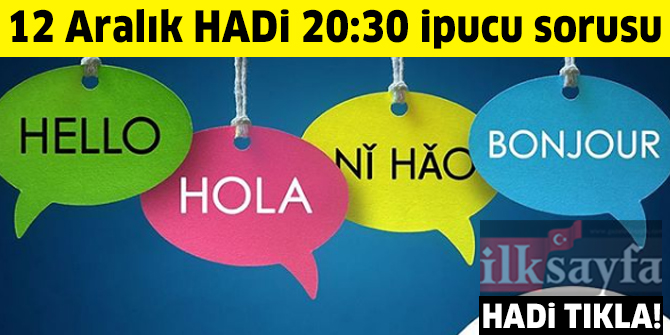 12 Aralık HADİ 20:30 ipucu: ABD'nin resmi dili var mıdır? ABD'nin resmi dili nedir?